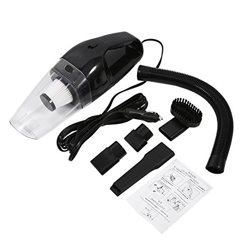 Aspirateur de voiture portable humide et sec portable 12V 120W avec câble de 5 m (noir) Aspirateur de voiture Aspirateur portatif Aspirateur à main Aspirateur à main Aspirateur à main Wet & Dry Aspir