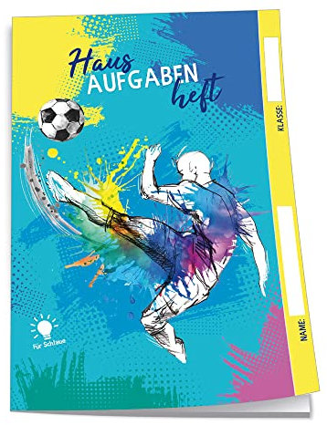 Trötsch Hausaufgabenheft für Schlaue Fußball: Schulplaner Hausaufgabenheft Timer Terminkalender