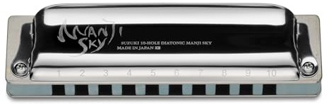 Suzuki Manji Sky diatonische Mundharmonika, 10 Löcher, G-Dur