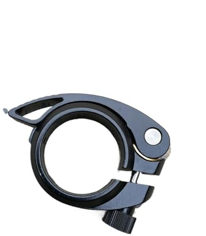 Legierung Sattelklemme,Fahrrad Sattelklemme Aluminiumlegierung Fahrrad Sattelstützenklemme 35 38 40 40,8 41 mm Fahrrad Radfahren Sattelstützenklemme Schnellspanner Fahrrad Ersatzteile(Color:38mm black