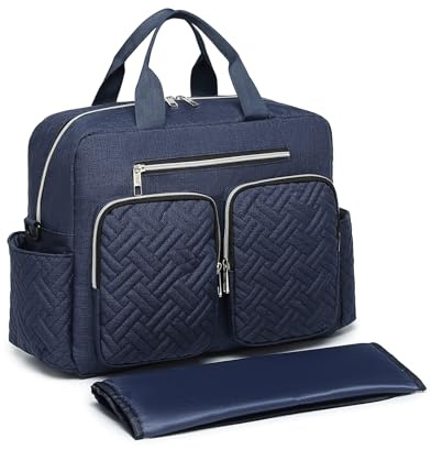 KONO Wickeltasche Baby Diaper Bag, Babytasche Praktisch Kliniktasche Geburt