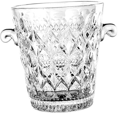 CIYODO Glas-eisbehälter Für Wein Klarer Weinkühler Kreatives Party-Accessoire Für Veranstaltungen Stilvolles Design Für Bars Und Feiern