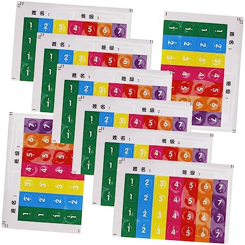 WHAMVOX 8stücke Panflötenübungsnotenaufkleber Für Anfänger Percussion Training Hinweis Aufkleber Notizaufkleber Aus Hochwertigem Material Stark Haftend Leicht Zu Erkennen Und Einzuprägen