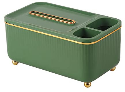 Cosmetic Tissue Box Pen Pencil Remote Control Holder Paper Dispenser Rectangular Tissue Box Cover Desk Storage Box