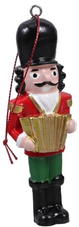 Cabilock Nutcracker Christmas Ornament Resin Hanging Nutcracker Decoration for Christmas Tree Figures Festive Decor