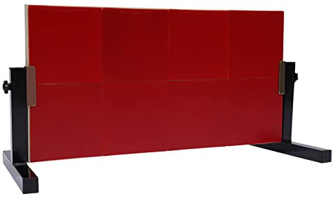 Tischtennis Returnbrett, Ping Pong Rebounder Tischtennis Rebound Board mit 8-roten Gummis Selbst Training Tischtennisplatte Countertop für Indoor