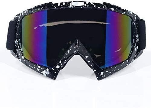 XUEZHEN Motocross Brille，Cross Brille Motorrad-Schutzausrüstung, Flexibler Crosshelm, Gesichtsmaske, Motocross-Schutzbrille, Dirtbike-Brille(B1)