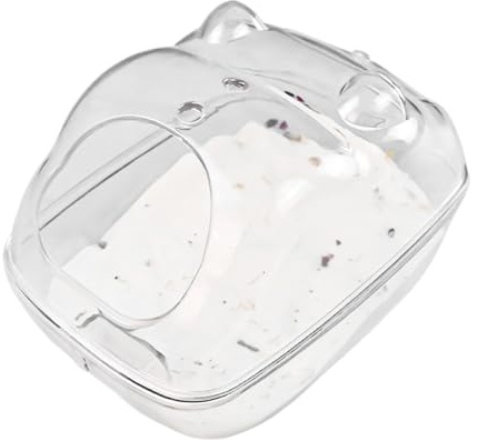 Sandbadbehälter für Rennmäuse, Sandbox Hamster | Chinchilla Badekasten - Chinchilla -Sandbad Badewanne, Reinigung des kleinen Tierkörpers für Rennmäuse