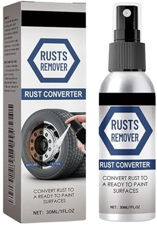 Nettoyant anti-rouille - Dissolver de chaîne de vélo - 30 ml - Séchage rapide - Spray efficace pour enlever les pièces de voiture, outils, salle de bain
