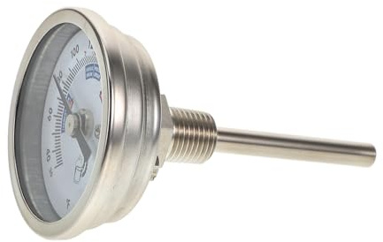 SEWOART Termometro Per Vino in Acciaio Lettura Precisa Per Misurazione Della Temperatura Del Vino Per Enologi