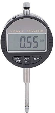 Comparatore Digitale Millesimale 0.01mm, Calibro Professionale 0-25.4mm, Tastatore Elettronico - Misurazioni Precise, Sincronizzatore Carburatori, Utile per Lavorazioni Meccani
