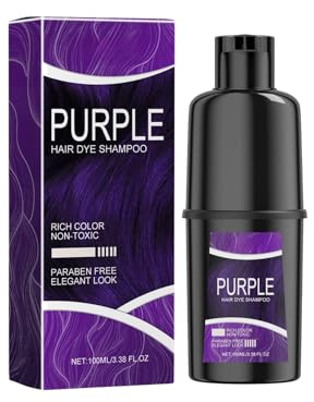 Champú Tinte Violeta, Cuidado Del Color Suave, Preciosos Tonos Violetas, Protección De Color Duradera, Revitaliza Y Reaviva El Cabello, Fácil De Enjuagar, Para Tonos Violetas Vivos Y Modernos