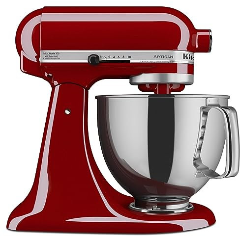 KitchenAid KSM150PSER robot da cucina 4,7 L Rosso 325 W