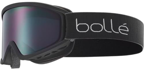 bollé - FREEZE, gafas de esquí negras opacas, Grigio Cat 3 vermellón, gafas protectoras para la nieve, Adulto Unisex, M