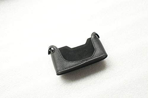 Funper Handgefertigte Kameratasche aus echtem Leder für Minolta XD 7/11 Schwarz