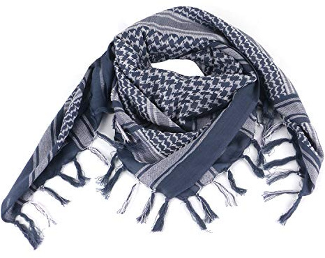 ToopMount Schal Shemagh Military Tactical Desert Keffiyeh Schal Head Neck Schal Baumwolle 43x43 Zoll Bunte arabische Schals Wrap mit Quaste für Männer & Frauen
