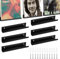 THATSRAD 6 Pack Schallplatten Regal Wand Schallplattenregal wandmontage Vinyl Regal Acryl 30,5 x 4,3 x 4,5 cm Vinyl lp Regal Schallplattenständer Acryl Album Plattenhalter Wand für Platten und Fotos