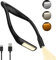Lampe de Lecture de Cou Rechargeable Liseuse lampe de cou pour Lire au Lit 3 Couleurs Protection des Yeux, Luminosité Réglables lampe a livre Ergonomique Confortable Flexible pour tricoter Réparation