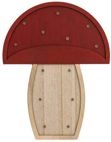 Atmosphera - Kinderlampe pilz Luck Holz h23cm