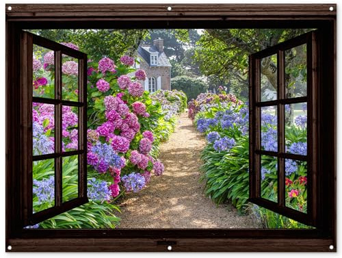 MuchoWow© Decoracion Pared Exterior Posters Decorativos Jardin Terraza