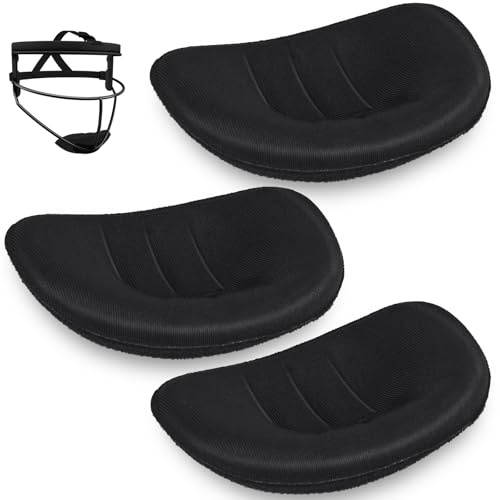 OctinPris 3 mascherine per softball Fielder, protezione per il viso, protezione per il mento, maschera di ricambio per mascella, baseball, softball, riempitivo, per uomini e donne, adolescenti