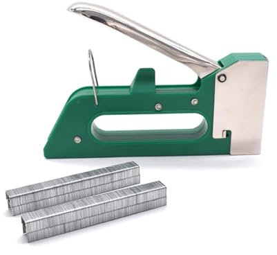 Agrafeuse Agrafeuse Manuelle Résistante De Meubles De Pistolet À Ongles De Main For Des Outils D'agrafeuse De Tapisserie D'ameublement De Porte En Bois Pour matériel de fixation, décoration, menuiseri