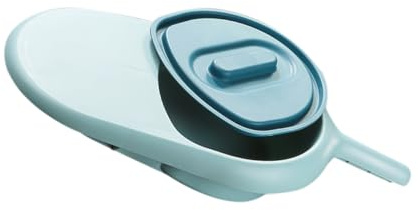 Healvian Bettpfanne mit Deckel für Bettlägerige Patienten aus Pp und Baumwolle Komfortabel und Leicht zu Reinigen für Krankenhaus und Zuhause