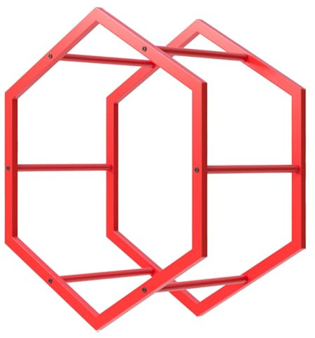 Soporte Independiente para neumáticos/Llantas, Expositor de neumáticos para garajes, trasteros y concesionarios. Soporte para Rueda de Repuesto con Capacidad para 1 neumático. Base Triangular Negra.