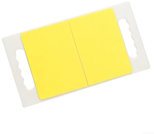 Safe Taekwondo Kick Board avec poignée, équipement d'entraînement réutilisable, parfait pour les arts martiaux (jaune)