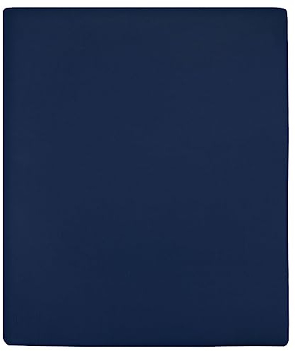 Genérico Sábanas bajeras Jersey 2 uds algodón Azul Marino 140x200 cm,Casa y jardín,Ropa de casa,Ropa de Cama,Sábanas,136235