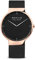 BERING Men Analog Quartz Max René Collection Watch with stainless steel Strap and Sapphire Crystal 15540-262, Black/White, 40 mm