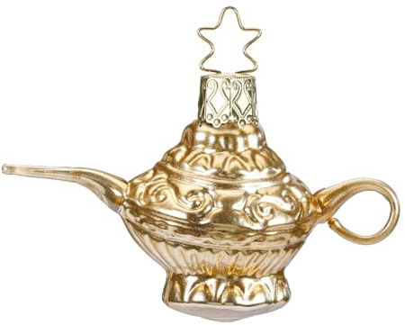 Inge-glas – julgransprydnad – julgransprydnad – underbar lampa – storlek 5,5 cm – munblåst