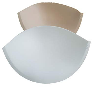 New Gel Filled Soft Feel Sew in Bra Cups - Ivory or Nude - C/D or D/DD (Beige/Nude, D/DD)