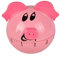 Jayron Mechanical Kitchen Timer Pink Pig Cartoon Cute Shape Hour Meter Countdown Alarm Clock,Suitable for Baking,Cooking and Learning