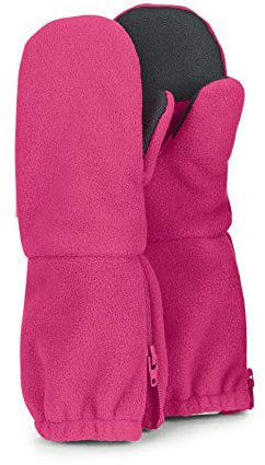Sterntaler Stulpen-Handschuhe mit Reißverschluss, Alter: 5-6 Jahre, Größe: 4, Magenta