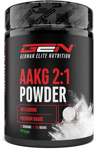 AAKG - 500 g - L-Arginin-Alpha-Ketoglutarat (2:1) - Optimale Löslichkeit - Laborgeprüft - Vegan - Reines Pulver ohne Zusätze - Premium Arginin Aminosäure - German Elite Nutrition