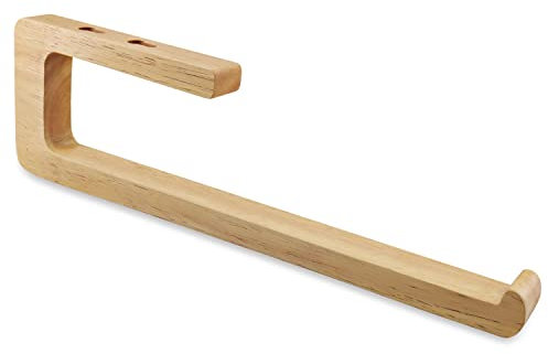 SAUNNIHEN Küchenrollenhalter Ohne Bohren, Küchenrolle Halter Holz, Selbstklebend Papierrollenhalter Küche, Wandrollenhalter Küche, Rollenhalter für Zewa