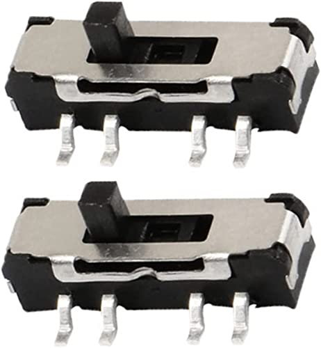 Interruttori a levetta 10 pezzi 8 pin 8 pin Mini interruttore a scorrimento 3 posizioni Micro interruttore a levetta interruttore finecorsa nero ZMGXDITA