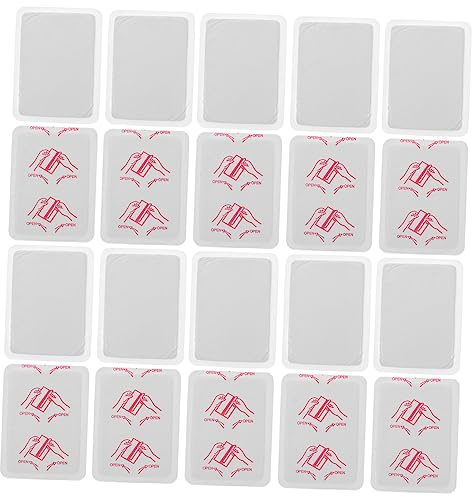 Compresas Térmicas Adhesivas Autocalentables 20 Piezas Blanco | Hierro, Carbón Activado, Vermiculita, Sal y Resina Absorbente, para Abdomen y Vientre, Uso en Frío Intenso