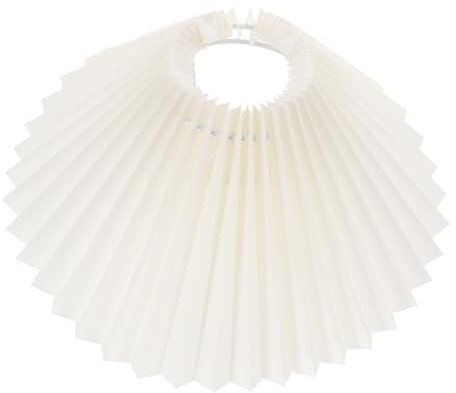 ETHZZLE Plissierter Lampenschirm Aus Stoff Mit E27 Fassung Gelber Stoffschirm 25cm Für Tisch Und Stehlampen Kronleuchter Ersatzschirm Wohnliche Beleuchtung Für Schlafzimmer Und Büro