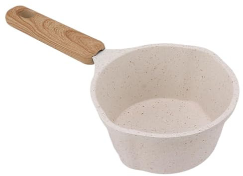 Cacerola Para Leche Olla de leche antiadherente, olla pequeña pequeña de fondo plano, olla de cocina multifuncional for freír, olla de salsa pequeña antiadherente