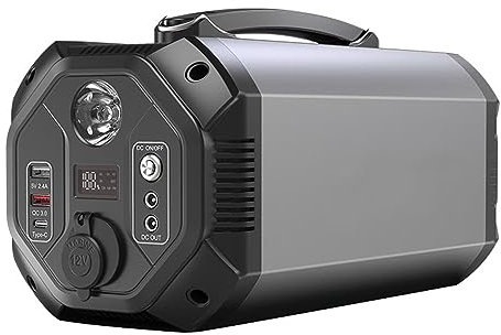 IYUESQ Centrale électrique Portable 500 W, générateur 444 Wh/120 000 mAh, Batterie de Secours au Lithium, Onde sinusoïdale Pure, générateur Solaire pour Camping en Plein air