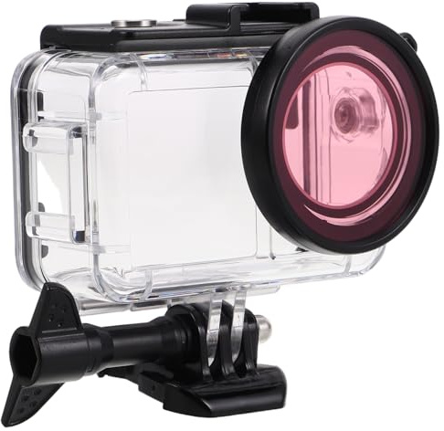 POPETPOP Copertura Trasparente per Fotocamera Guscio Protettivo Custodia per Fotocamera Digitale Portatile Doppi Supporti Slitta Progettato per Proteggere da Danni Causati Dall Acqua