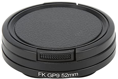 Neutral Density Filter 52mm for GP 9 10 Action Camera, ND Lens Filter with Hydrophobic Coating and Silicone Protective Ring, Anti - Scratch Glass Filter for Outdoor