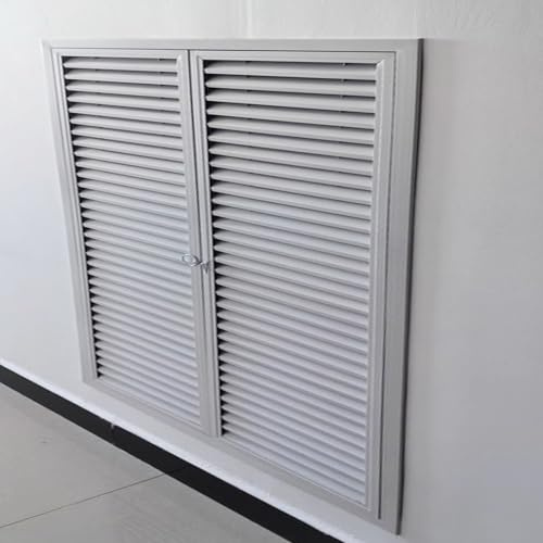 Panel de acceso con persiana, doble puerta de inspección para ventilación en paneles de yeso, sótanos y baños