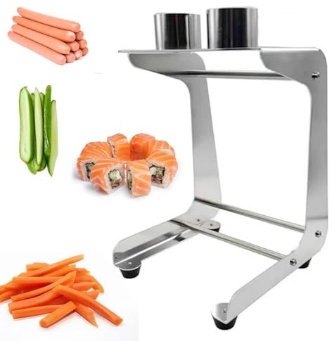 Manuell gurkskärare, hastighetsskivor/minut, praktisk grönsakspinne maskin verktyg med skärdiameter, perfekt för morotpinnar, matlagning, sushi och måltidsberedning