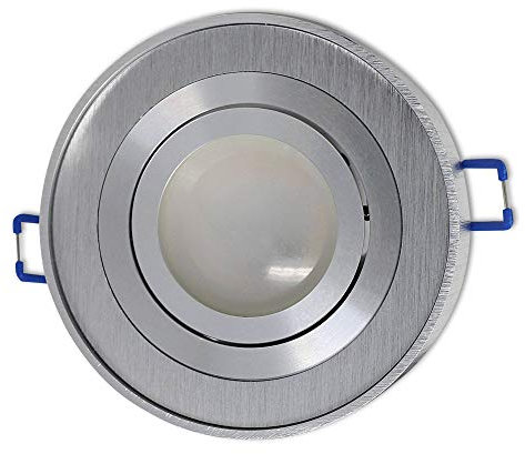 Trano Mini LED per montaggio a superficie faretto da superficie Acciaio inossidabile spazzolato bianco neutro 7 Watt - faretto a soffitto orientabile - faretto a soffitto ad esempio