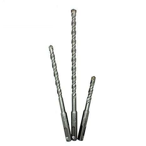 SYHML-SHOP 3pc/Lot SDS Plus Drill Bit 8mm Electric Hammer Drill Bits Set 110/160 /210mm Concrete Wall Brick Block Masonry Hole Saw Drilling