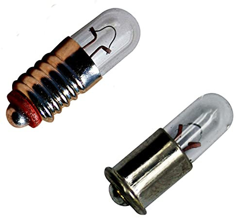 LED-Mafia 10x MS4 6V Glühlampen Lämpchen - Modellbahn Modellbau warmweiß (MS4)