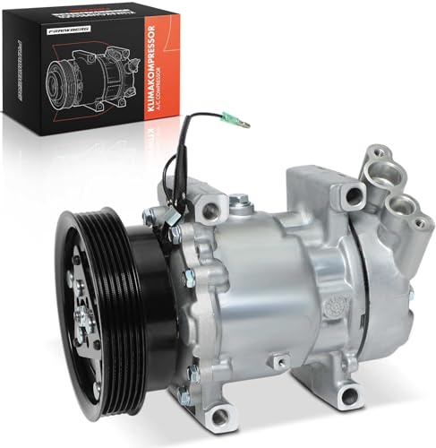 Frankberg Compresor de aire acondicionado con embrague 8200315744 | Compatible con: M.e.g.a.n.e I Clásico LA0/1, Clio II BB CB, Caja Kubistar X76, K.a.n.g.o.o KC0/1, Thalia II LU